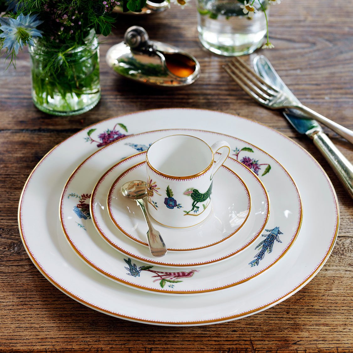 Mythical Creatures Espresso Cup and Saucer