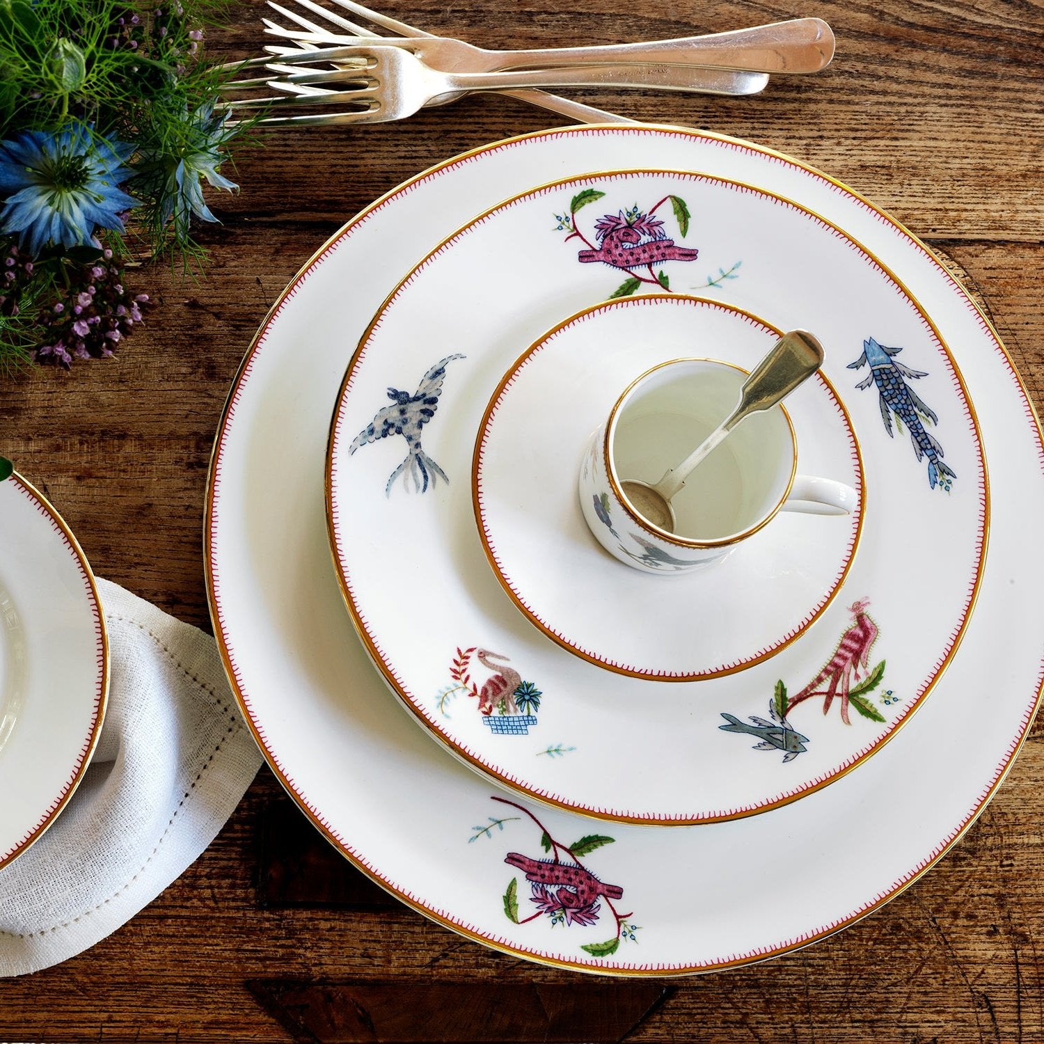 Mythical Creatures Afternoon Tea Plate