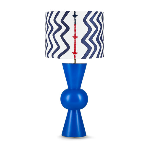 Rick Rack Lampshade - Indigo