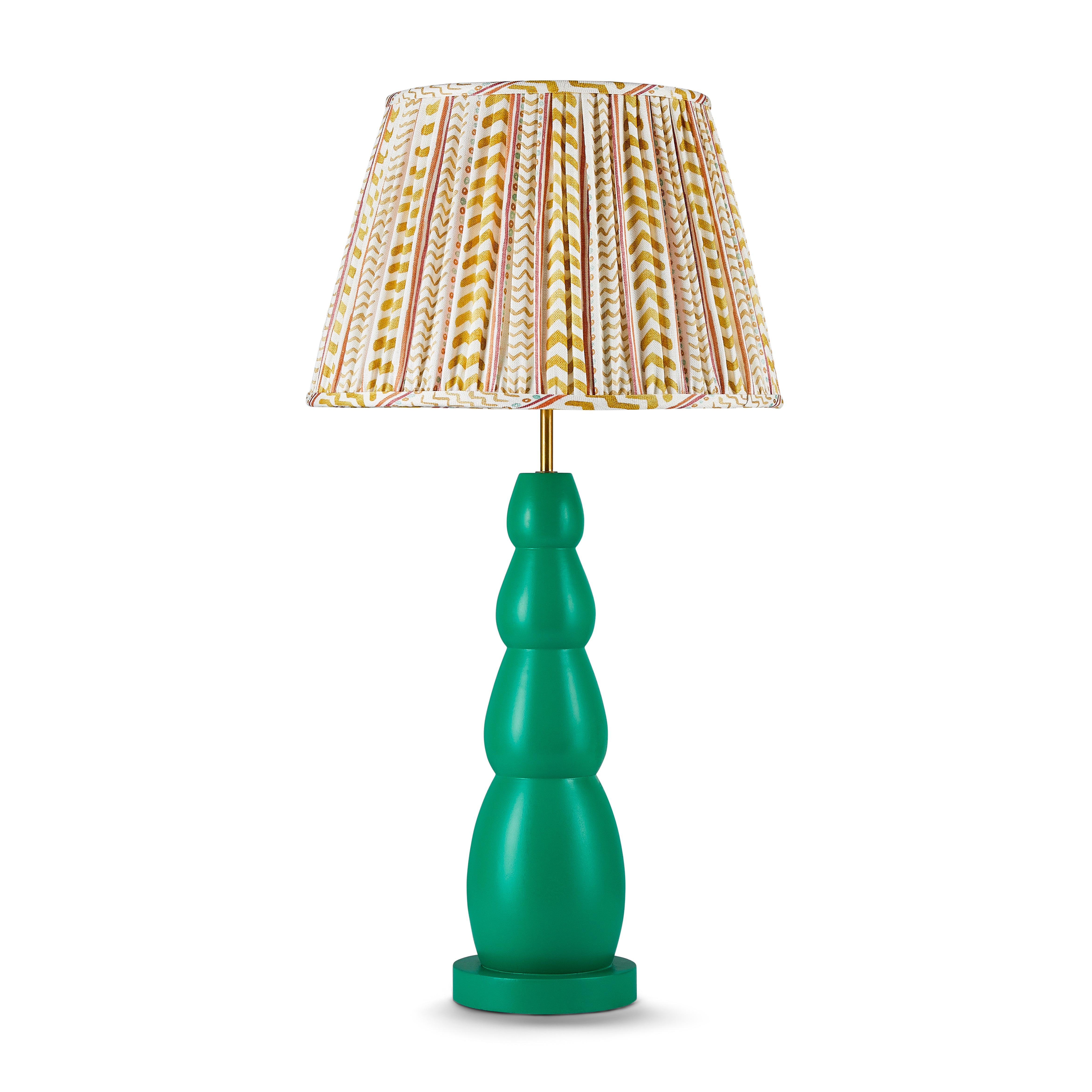 Green Bobbin Lamp