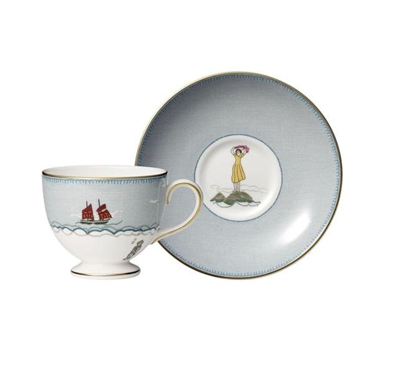 Sailor's Farewell Teacup and Saucer