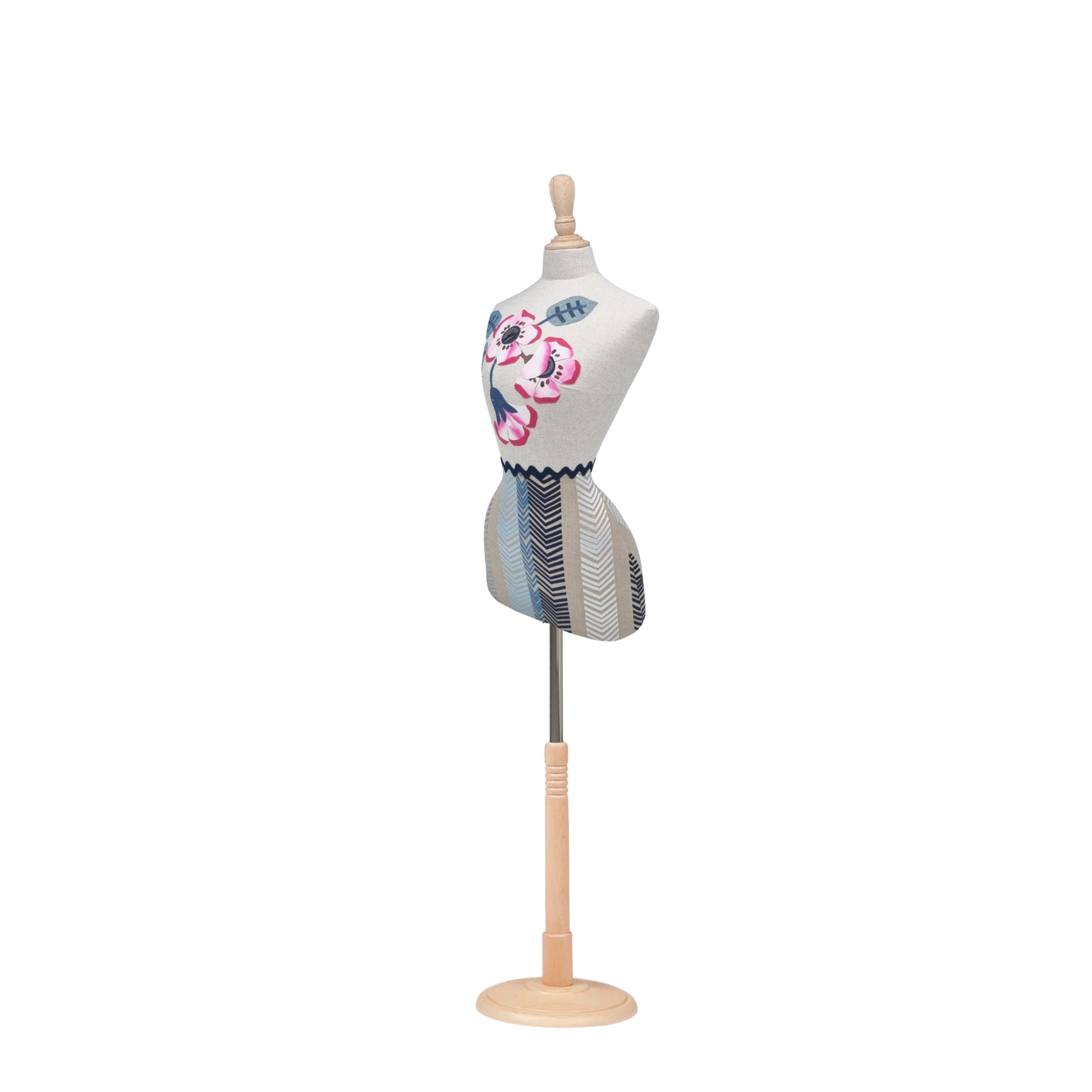 Blue Flower Power Mannequin