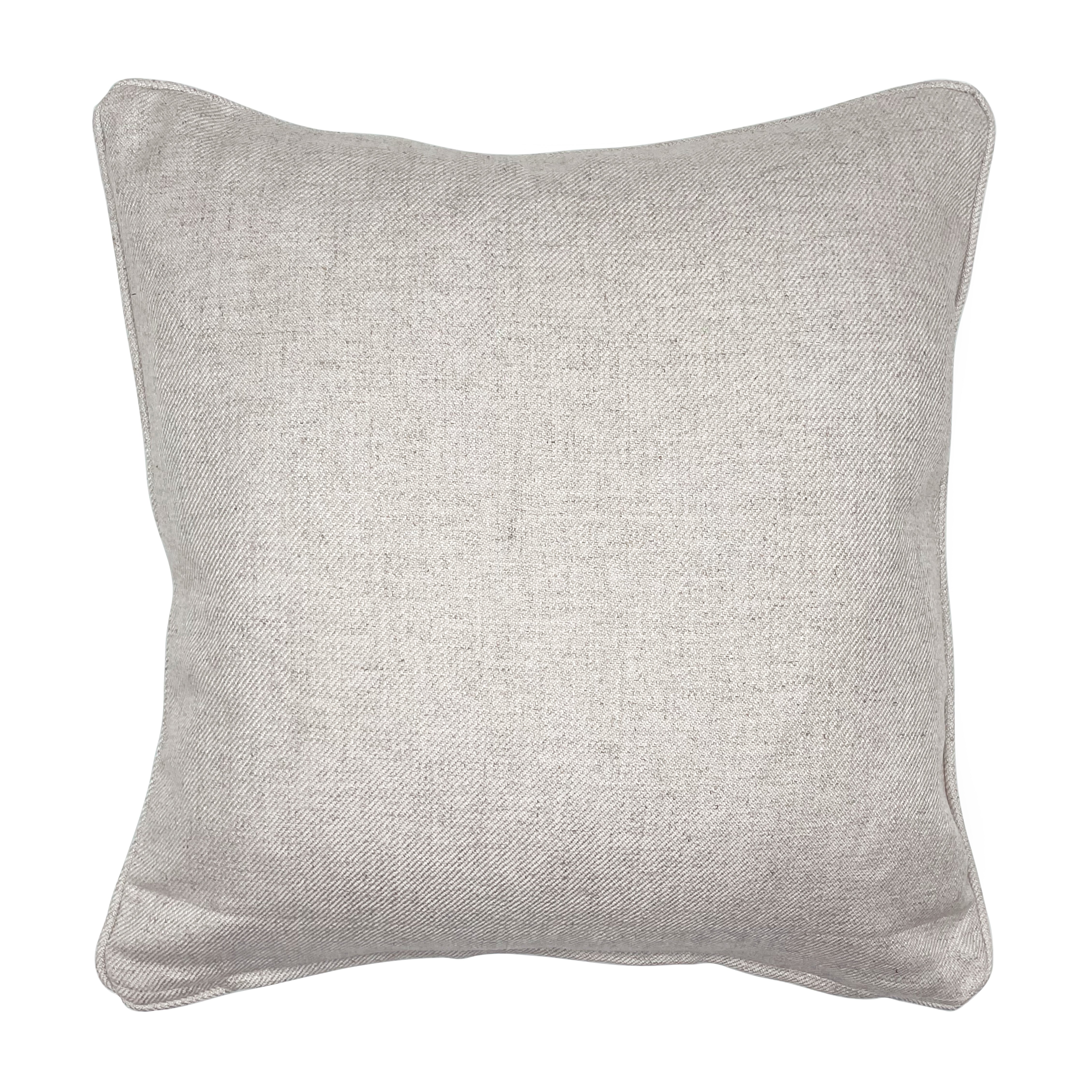 Friendly Folk Basil Green + Natural Back Cushion