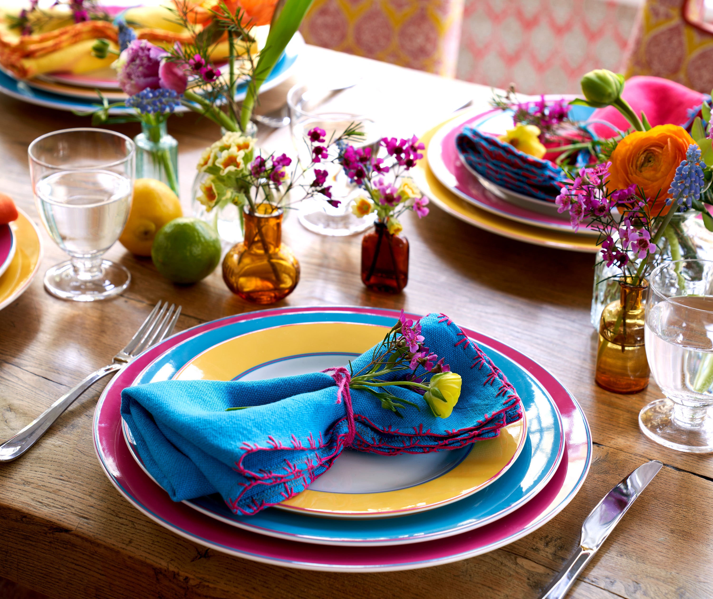 Calypso Yellow Side Plate Set