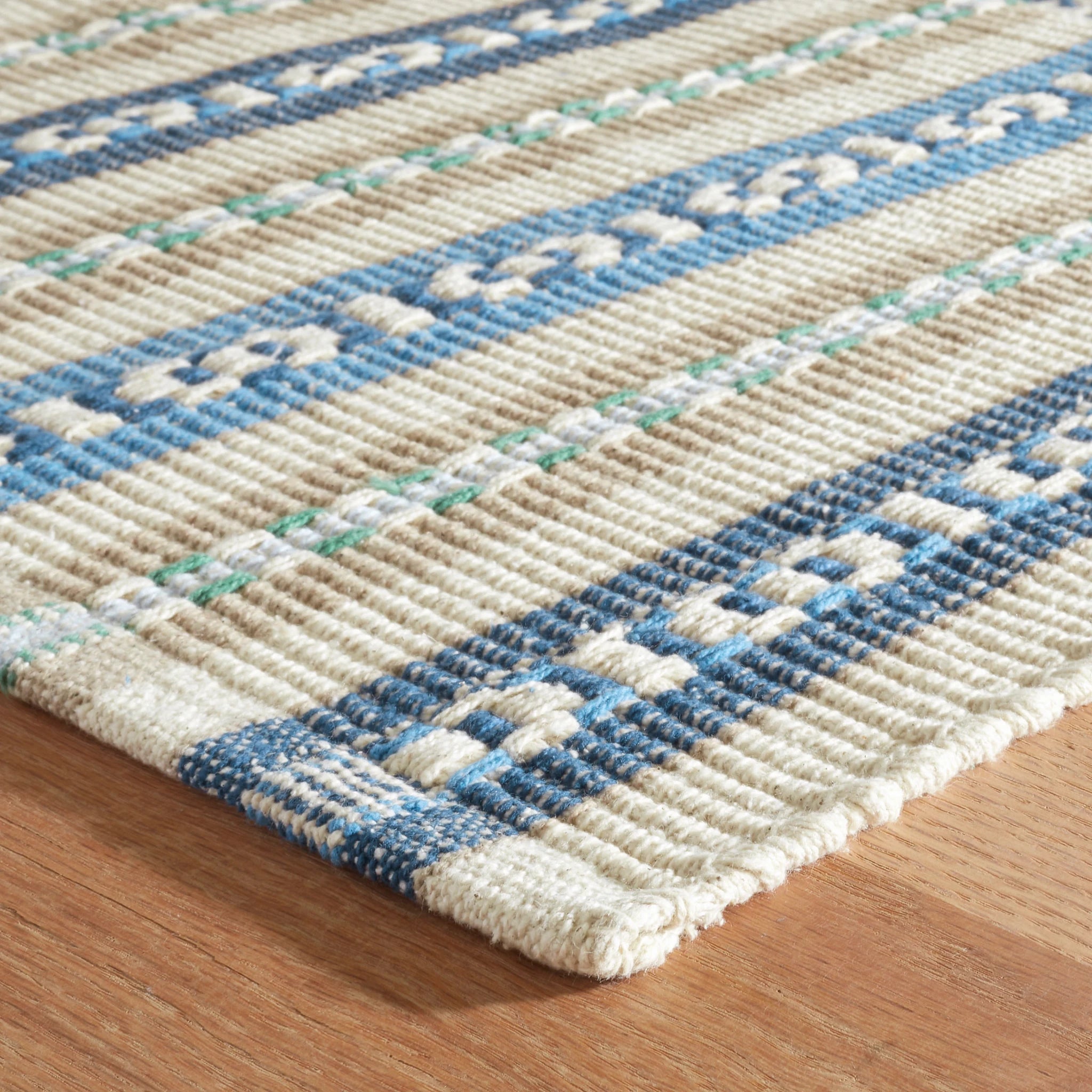 Long Slade Indigo Rug