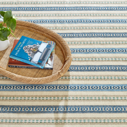 Long Slade Indigo Rug