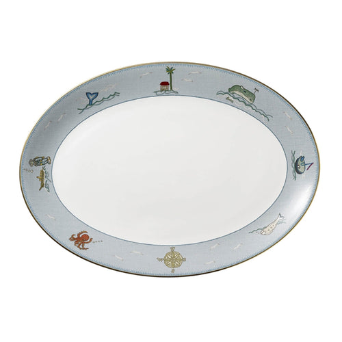 Sailor's Farewell Oval Platter Large