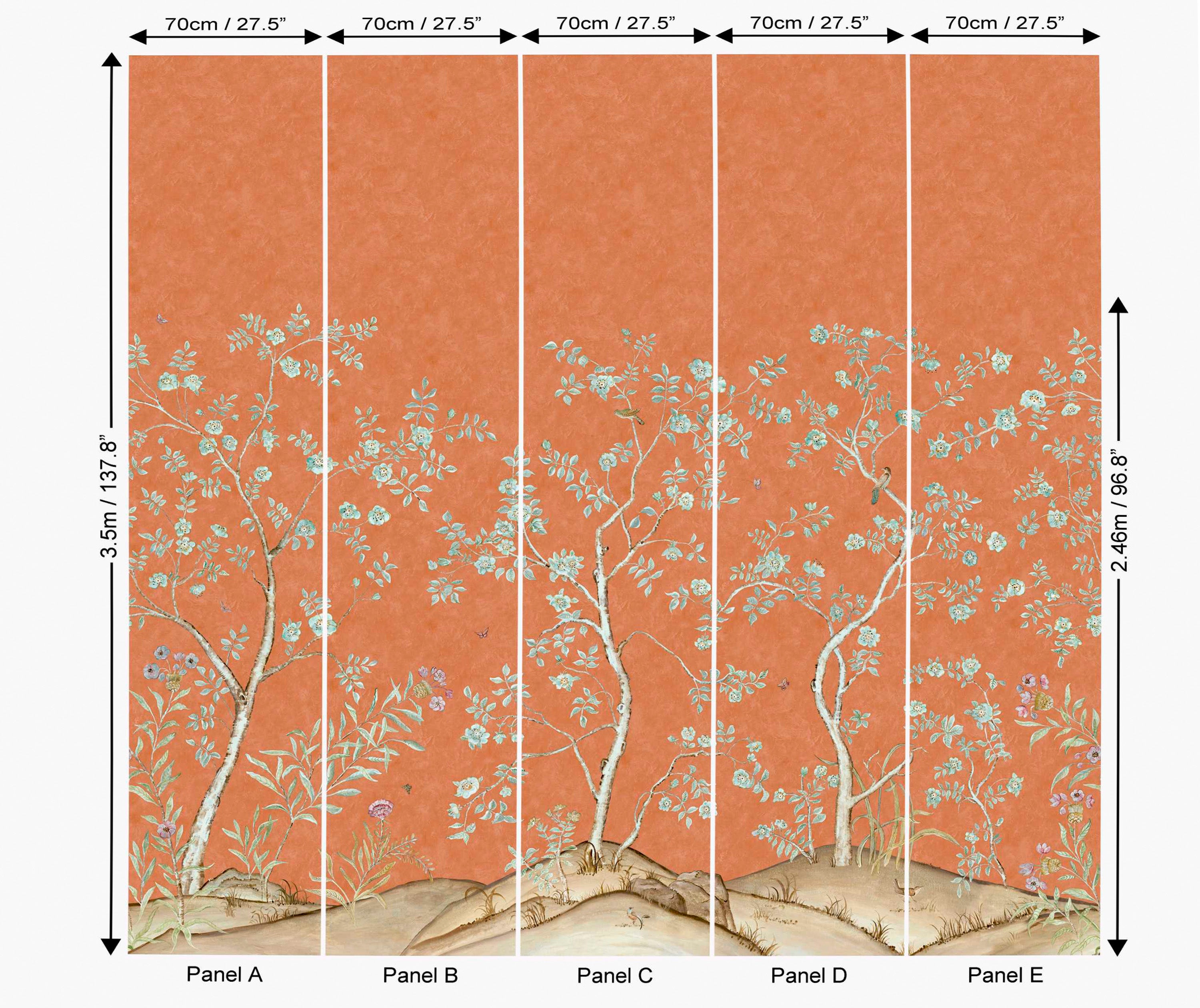 Detailed shot of the Songbird wallpapers' panel layout.