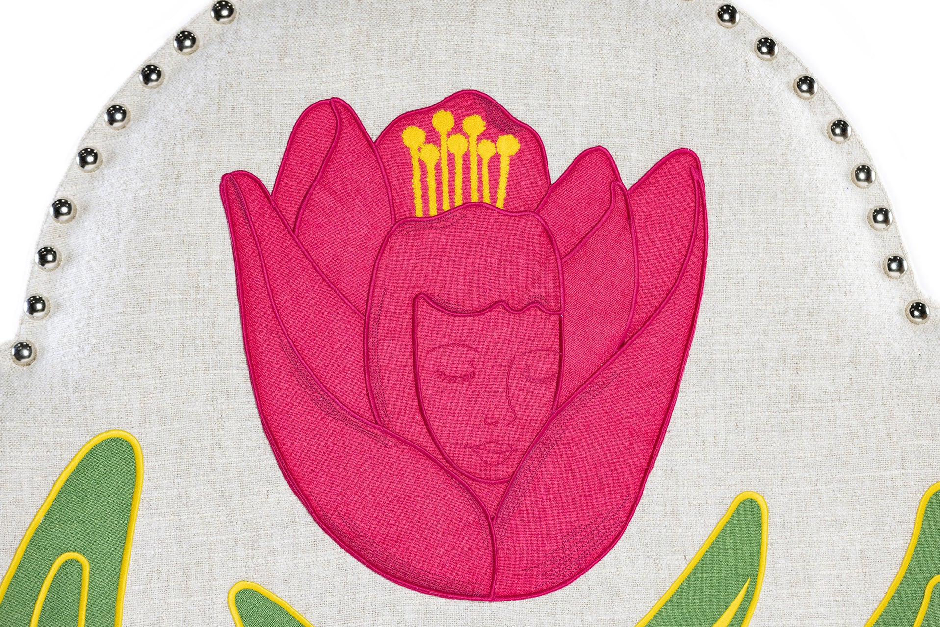 Moonflower Headboard - Bella Blush Tulip