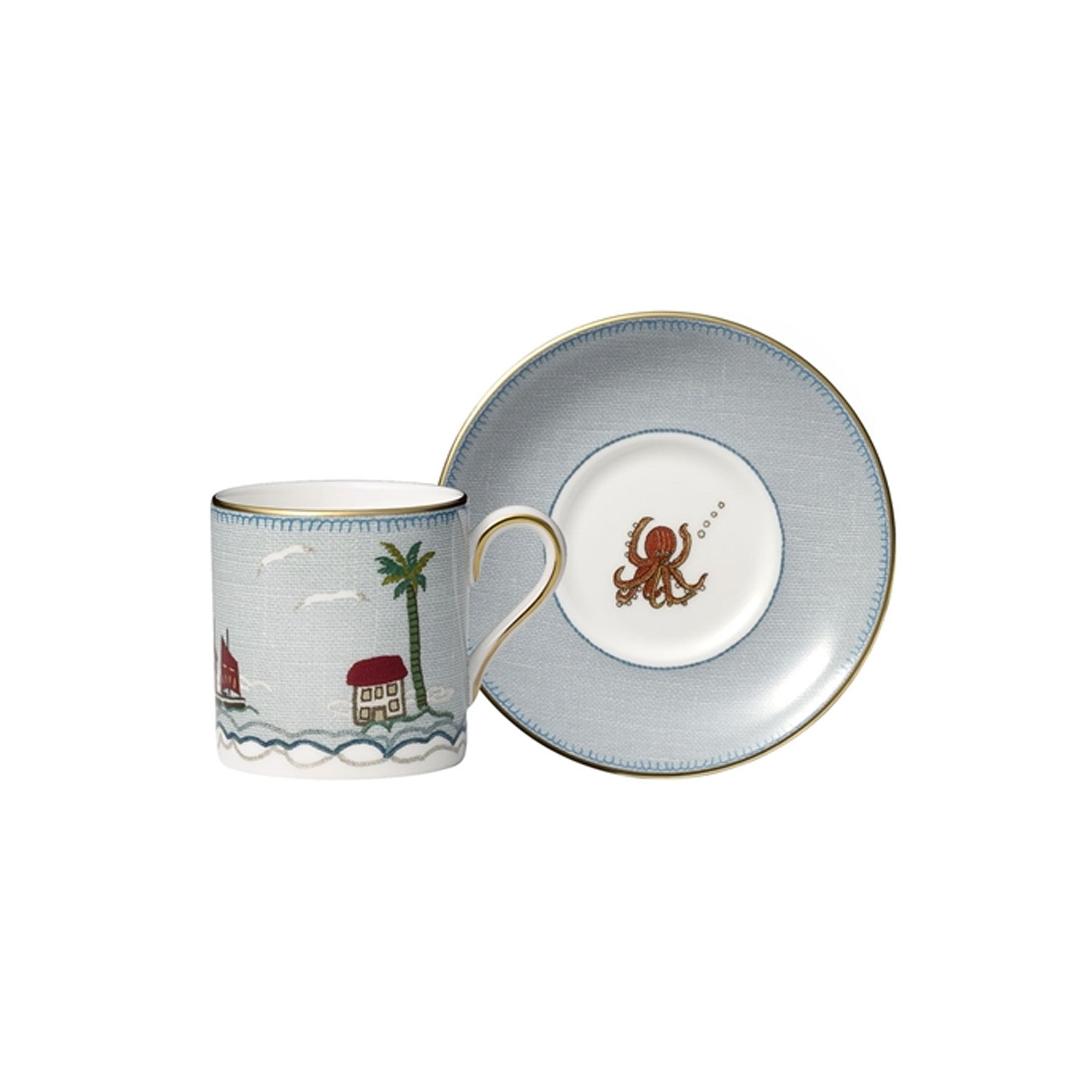 Sailor's Farewell Espresso Cup and Saucer