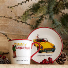 Doodles Christmas Deck the Walls Mug