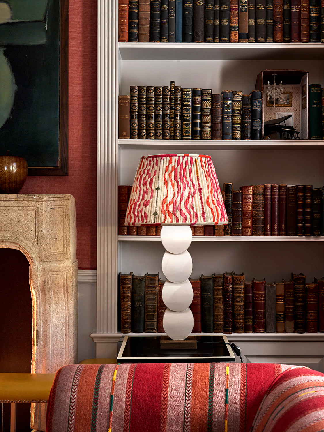 Rick Rack Pink Lampshade