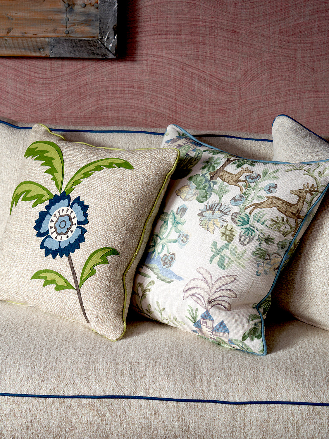 Knights Tale Light Teal Cushion