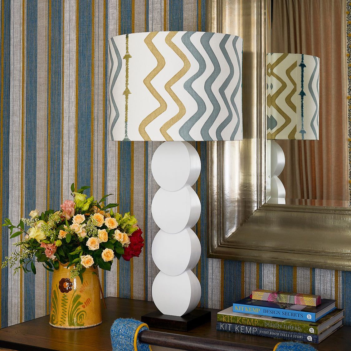 Rick Rack Lampshade - Sage