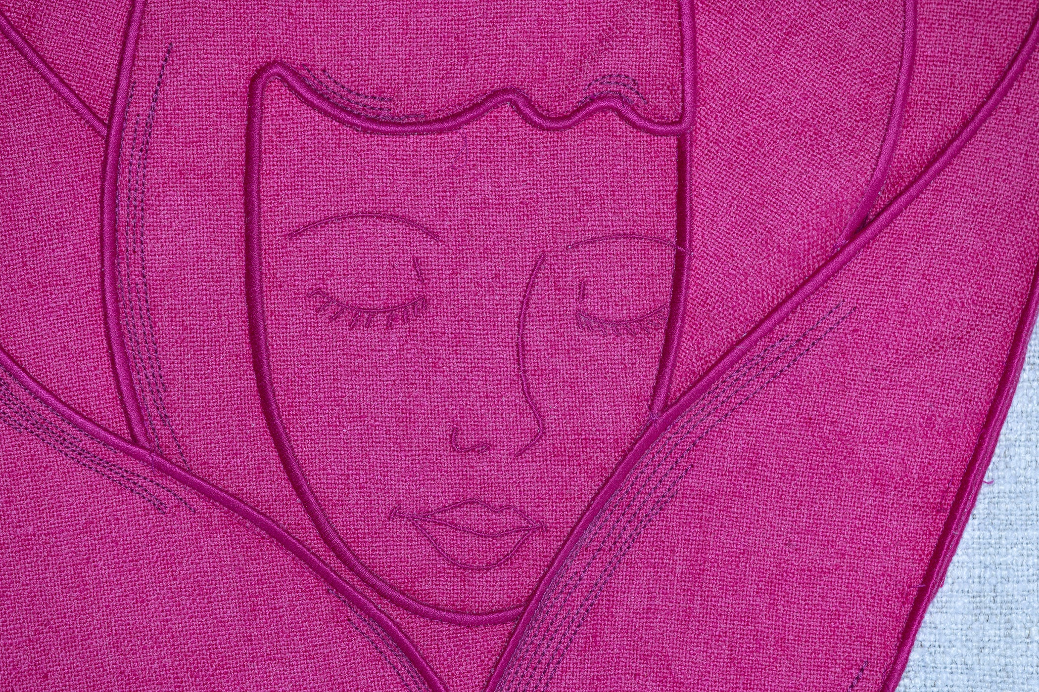 Moonflower Headboard - Bella Blush Tulip