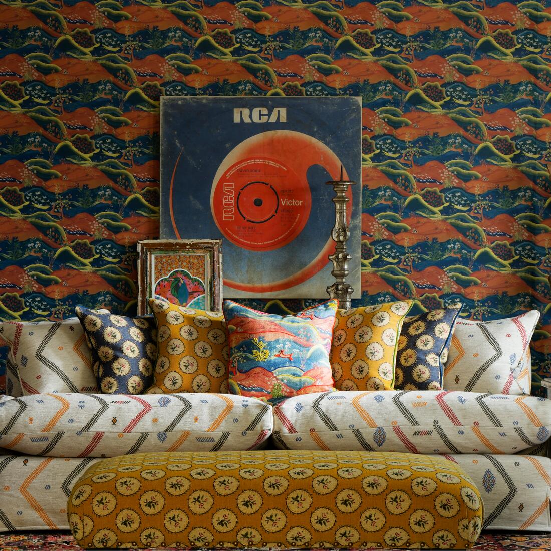 Meadow Hillside Wallpaper