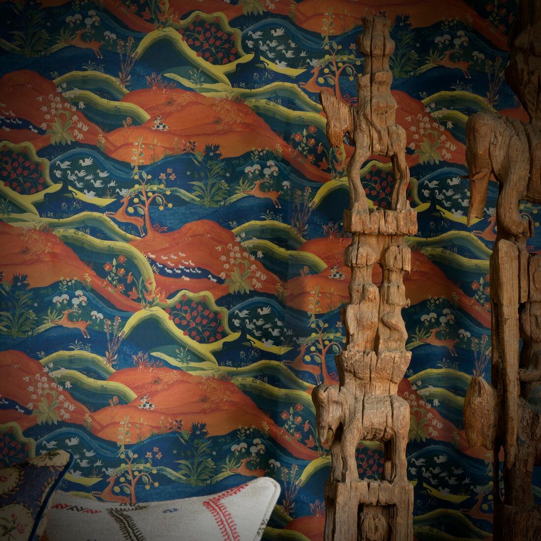 Meadow Hillside Wallpaper