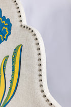 Moonflower Headboard - Blue Primrose