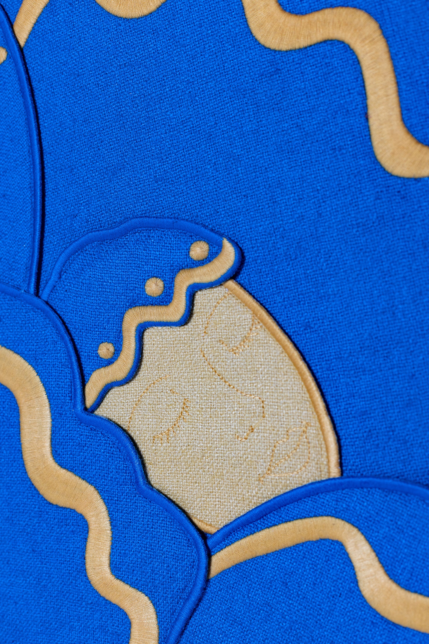 Moonflower Headboard - Blue Primrose