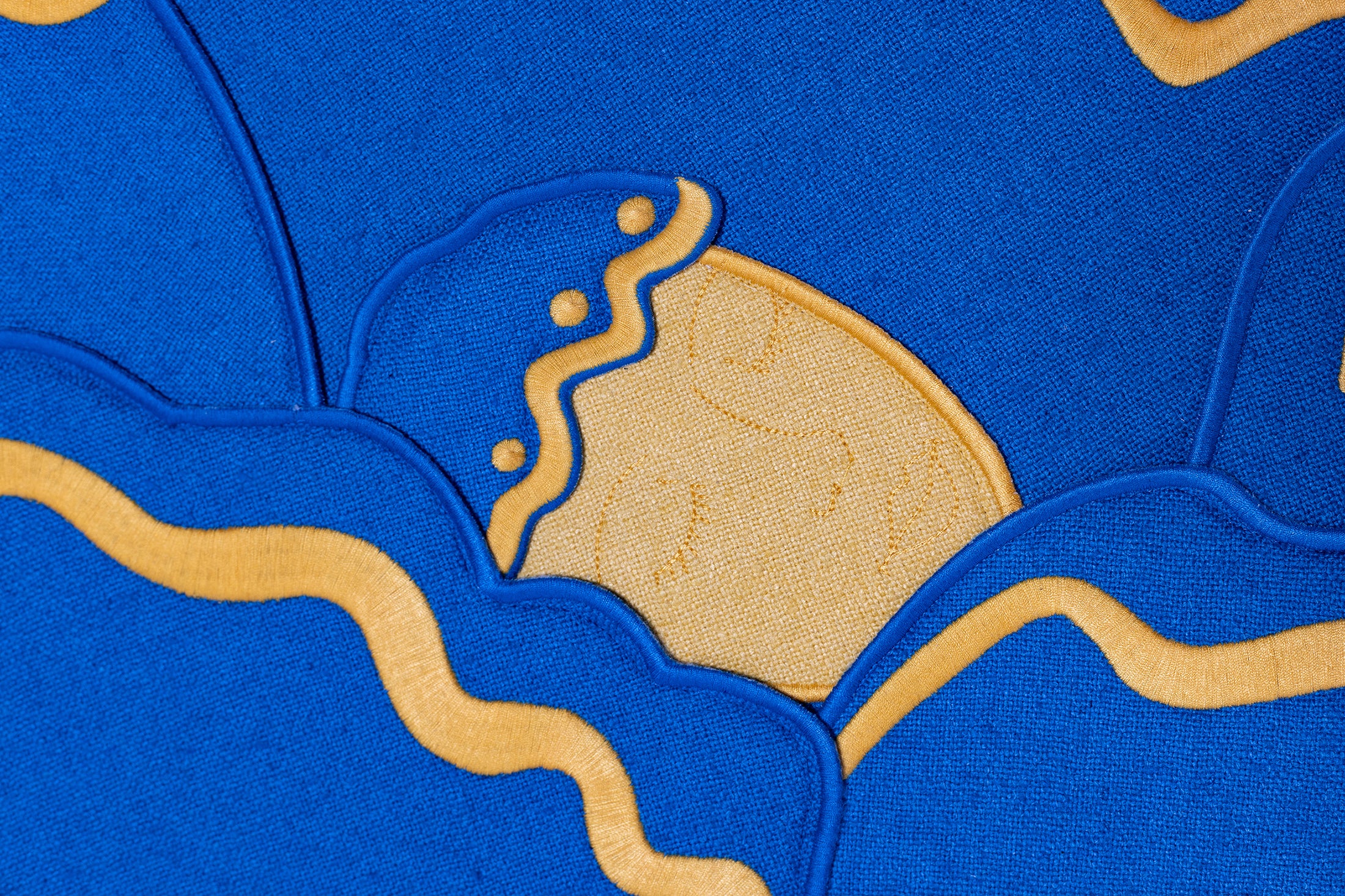 Moonflower Headboard - Blue Primrose