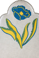 Moonflower Headboard - Blue Primrose