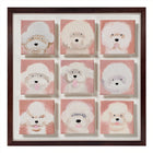 9 Bichon Frises, painting by Holly Frean for Shop Kit Kemp, original artwork.