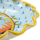 Frilled edge detail on artwork by Katrin Moye, as part of her collection inspired by Renaissance. Exclusively at Shop Kit Kemp