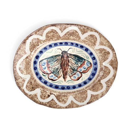 A Dappled Woodland Moth Plate