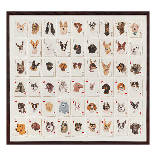 Part of Shop Kit Kemp limited-edition 250th US Anniversary collection, A Pack Of American Dog Breeds is an original Holly Frean artwork.