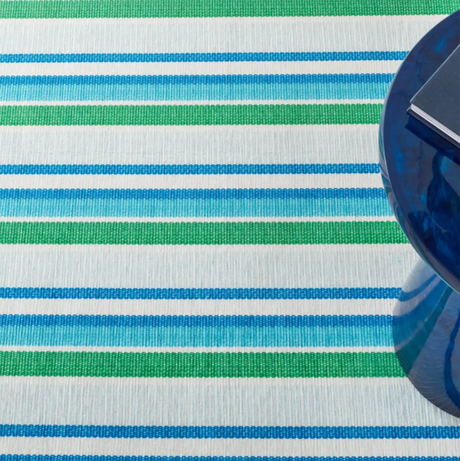 Always Greener Cobalt / Green Washable Rug