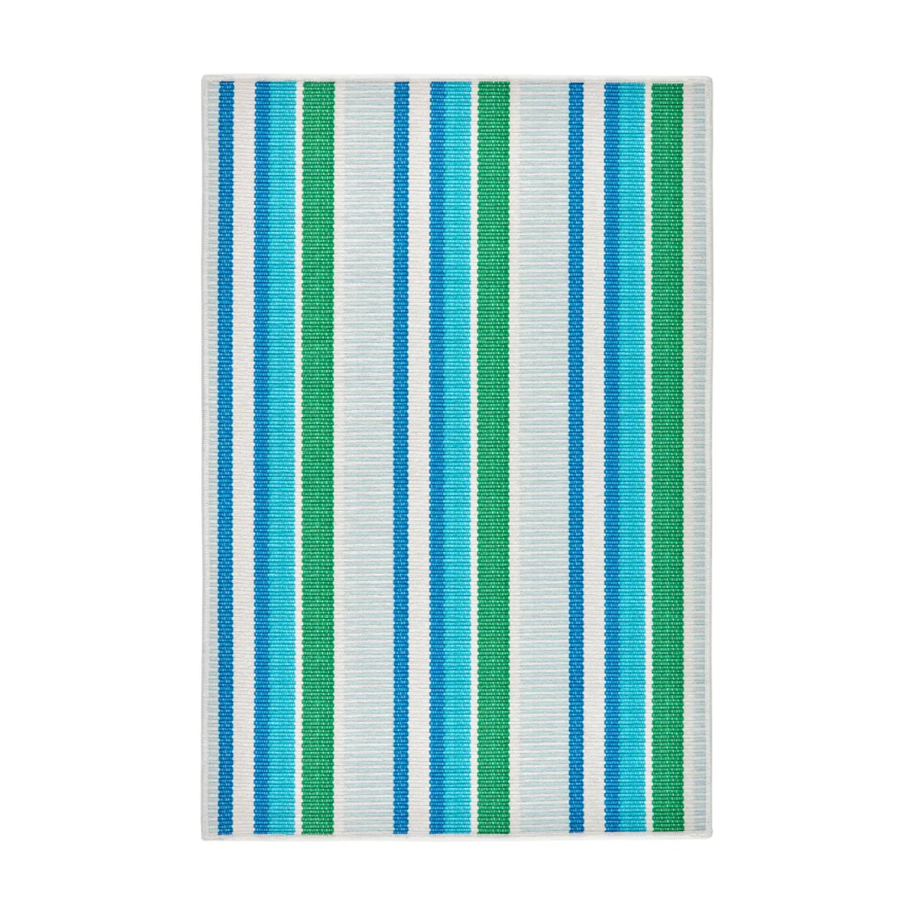 Always Greener Cobalt / Green Washable Rug