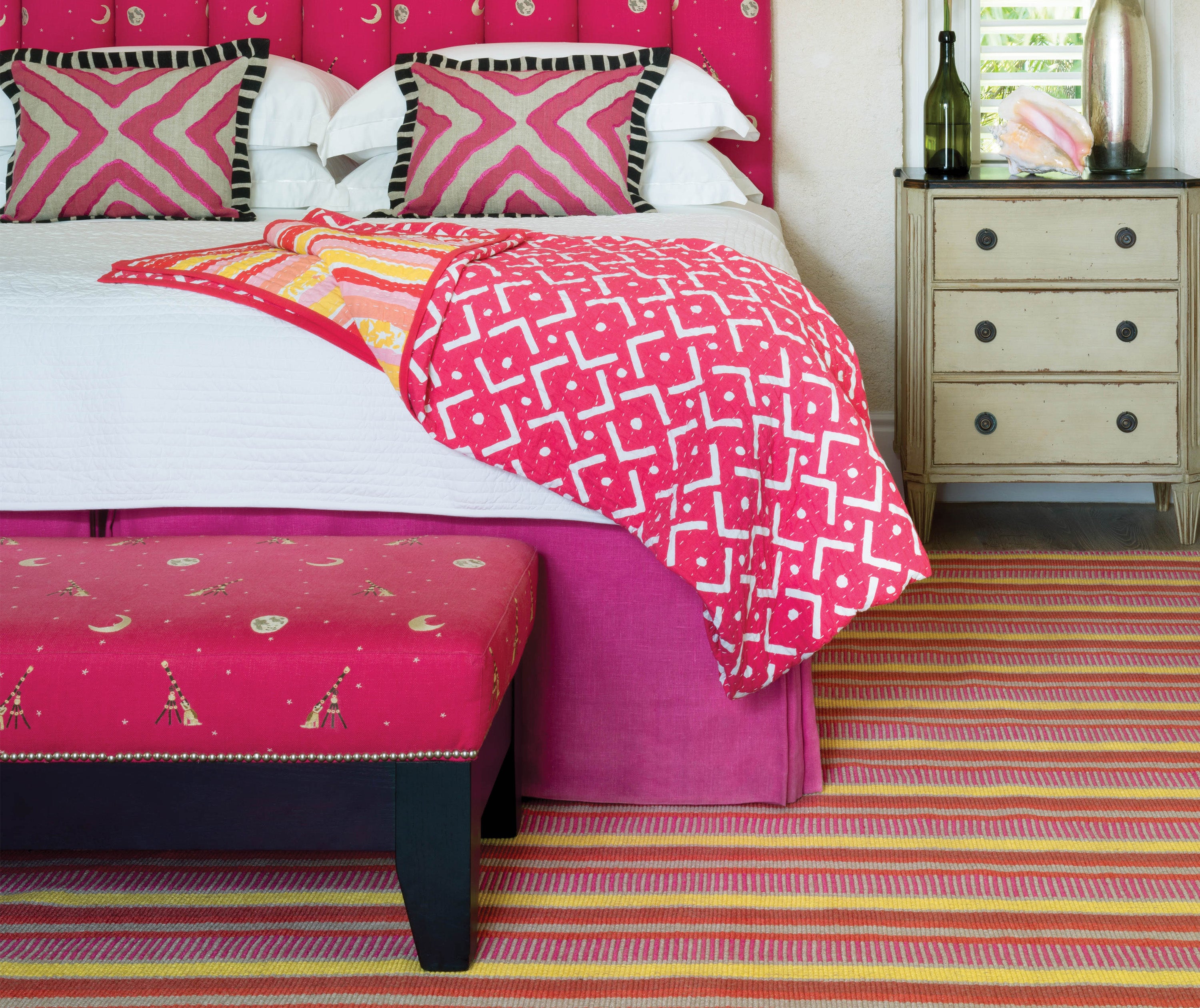 Always Greener Red /Yellow Rug