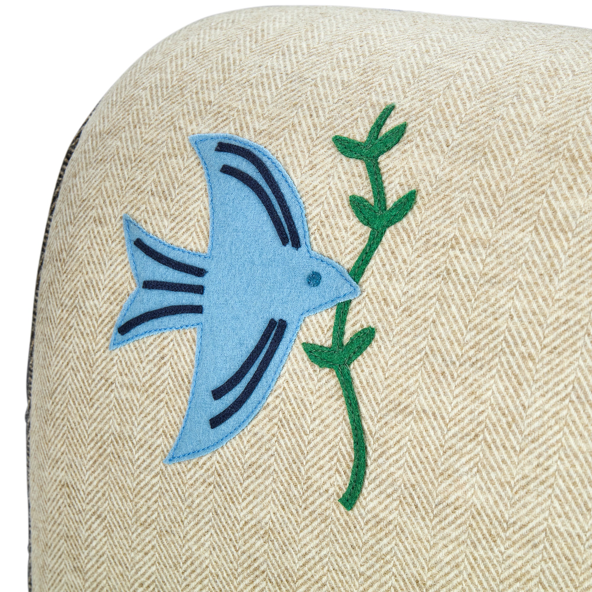 The Bluebird Appliqué Chair