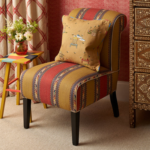 Buzz Off On Yellow Cushion