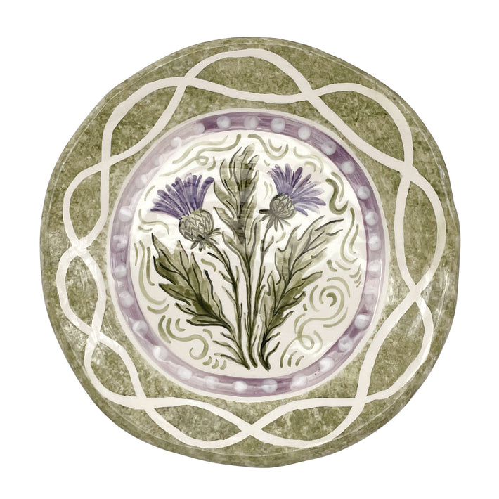 Celtic Thistle in the Breeze Decorative Plate