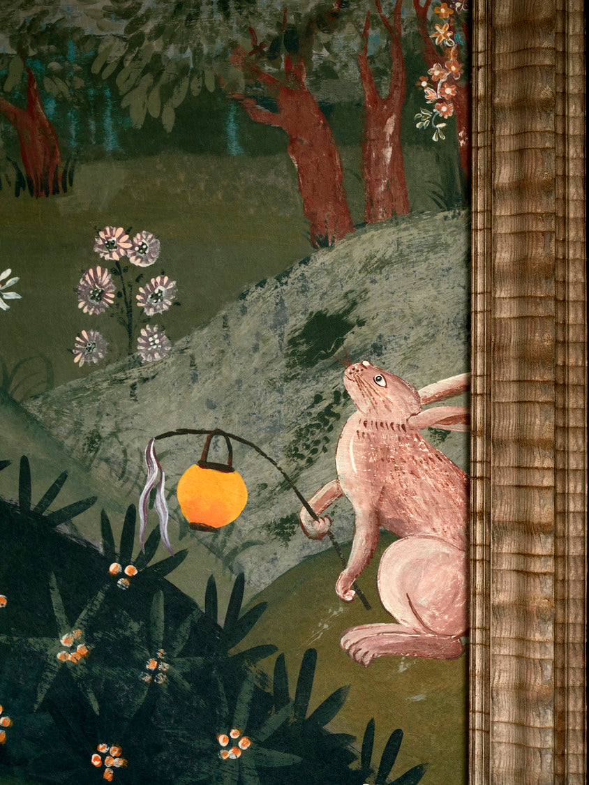 Lantern Parade Mural Wallpaper