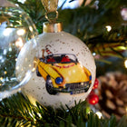 Fine china bauble ornament Christmas Cruising by Shop Kit Kemp adds festive and fun detail to any Christmas decoration, designed by Willow Kemp for Spode.
