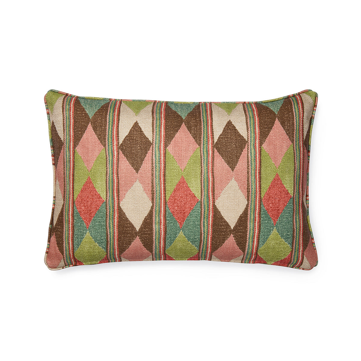 Compass Rectangular Cushion - Plaster