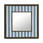 Diamond Stripe Fabric  Mirror