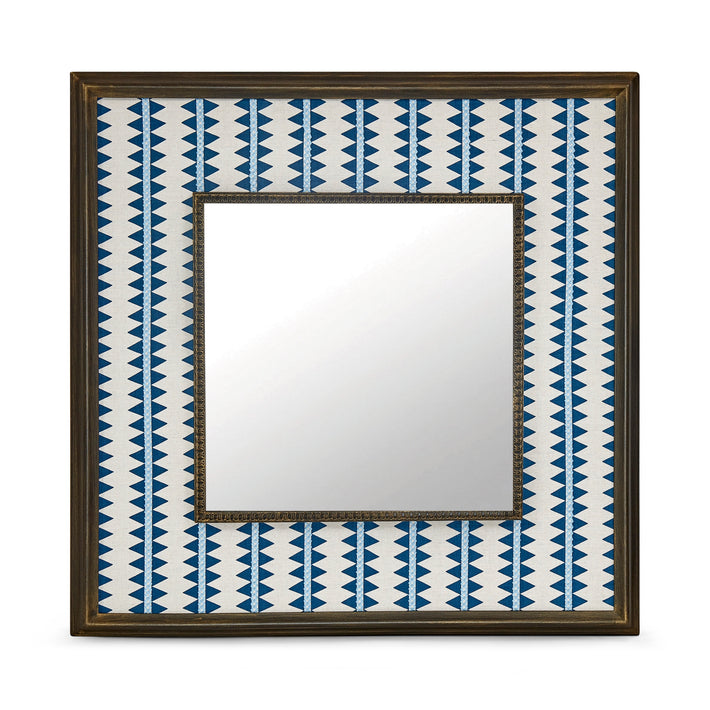 Diamond Stripe Fabric  Mirror