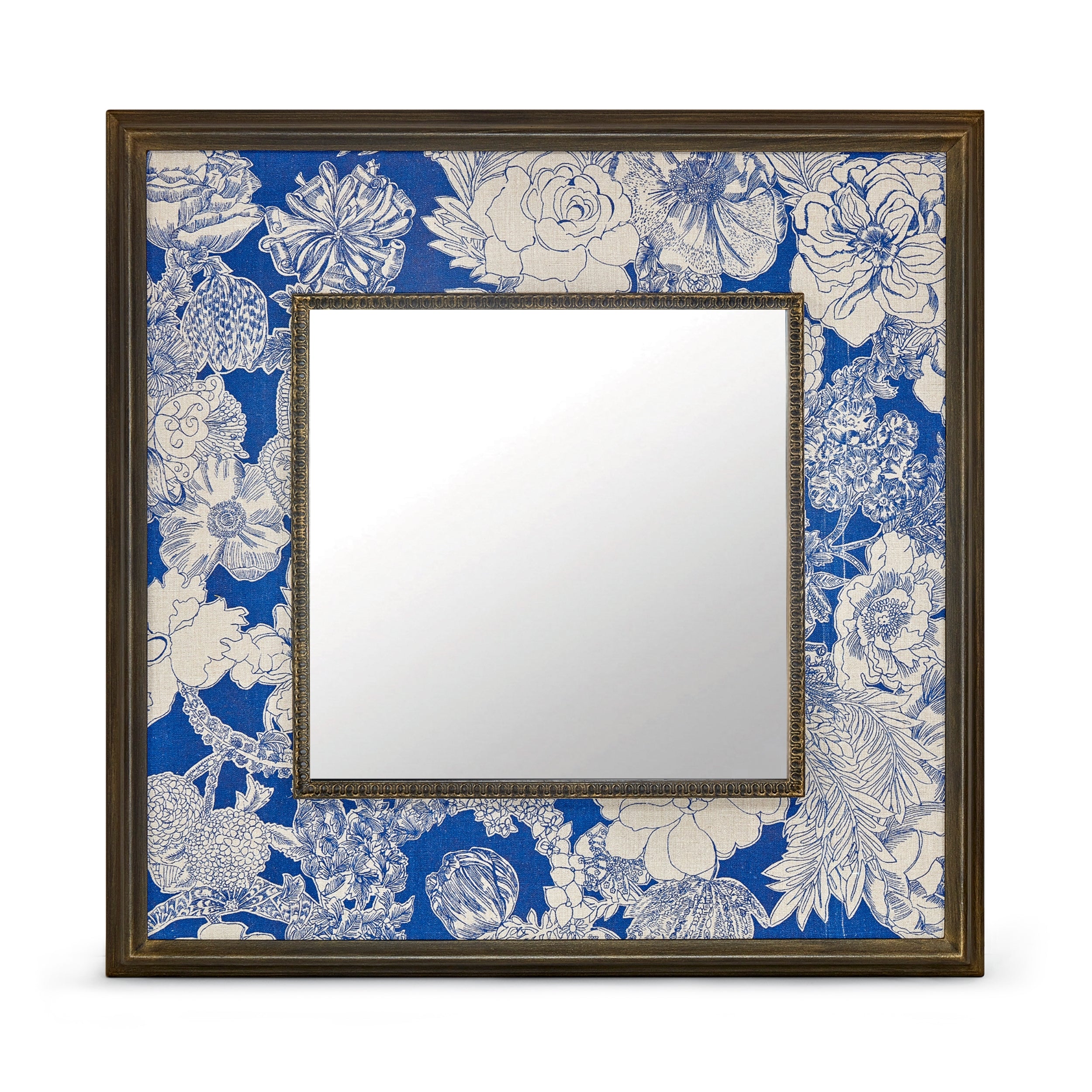 Lapis Fabric  Mirror