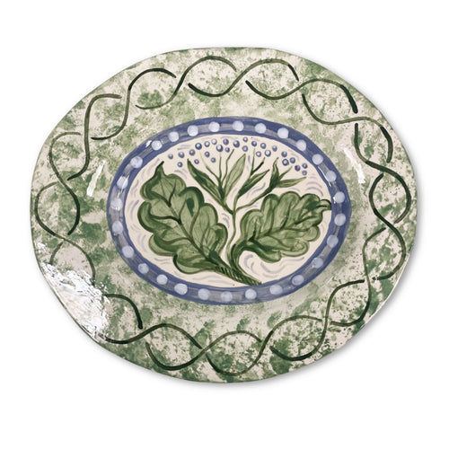 Herbaceous Border in Bloom Decorative Platter