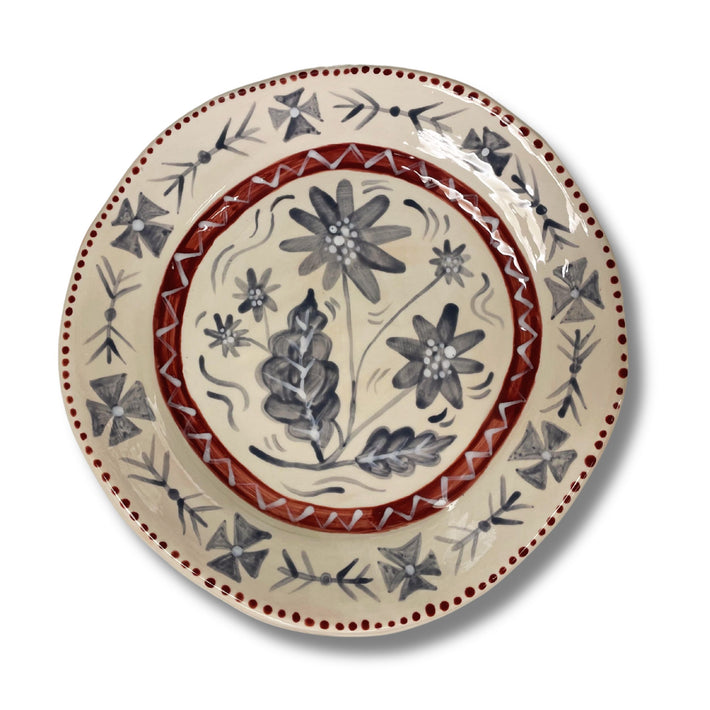 Spring Daisies Silhouetted Decorative Plate
