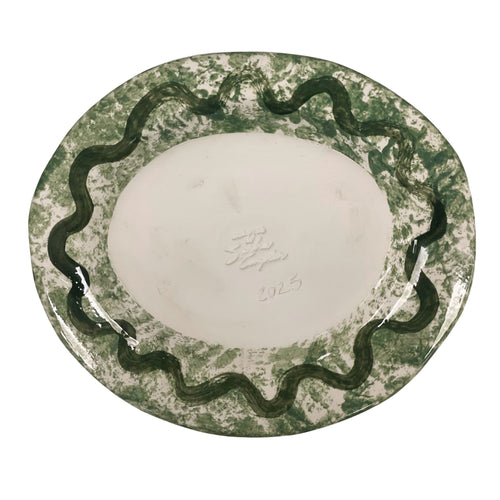 Herbaceous Border in Bloom Decorative Platter