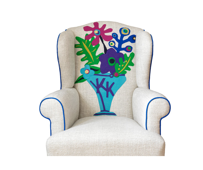 Kit's Wing Chair - Couture Applique