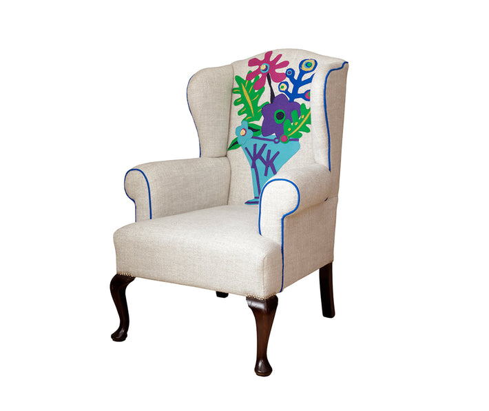 Kit's Wing Chair - Couture Applique