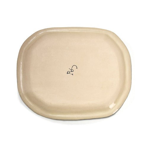 Each Robina Jack artwork piece is authenticated on the reverse of the plate.