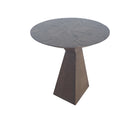 The Craig Table is an aged solid oak and veneer circular side table which is hand carved with a matt, lacquer finish in Haymarket grey on a wonderfully sculptural base, an ideal side table. All Kit Kemp furniture is beautifully handcrafted and made to order.