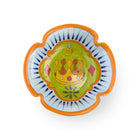 Crown and ring design inspired by emoji on tones of green, pale blue and orange, created by artist Katrin Moye