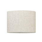 A drum cylinder natural linen lamp shade by Kit Kemp